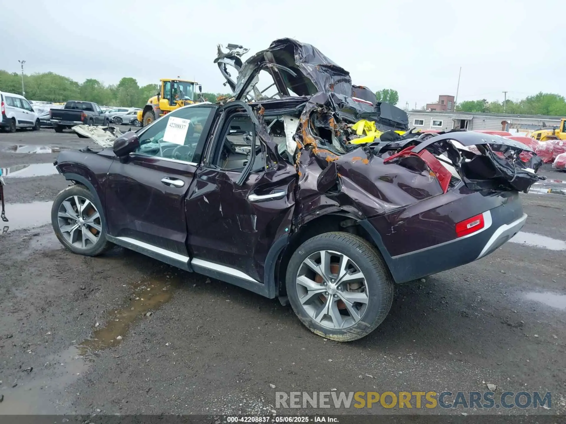 3 Photograph of a damaged car KM8R3DHE6NU379149 HYUNDAI PALISADE 2022