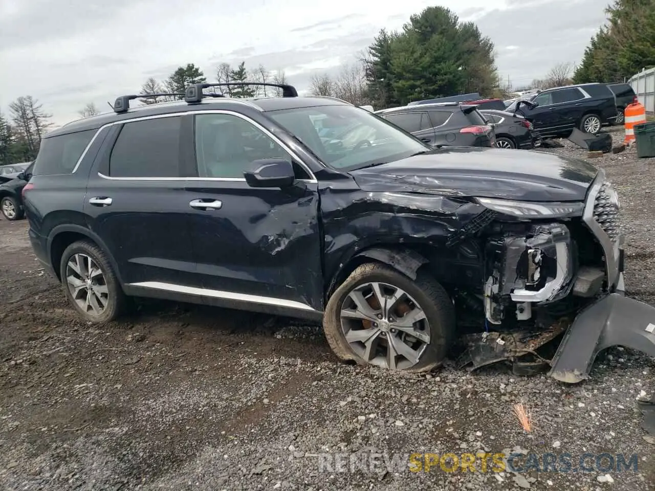 4 Photograph of a damaged car KM8R3DHE7NU402292 HYUNDAI PALISADE 2022
