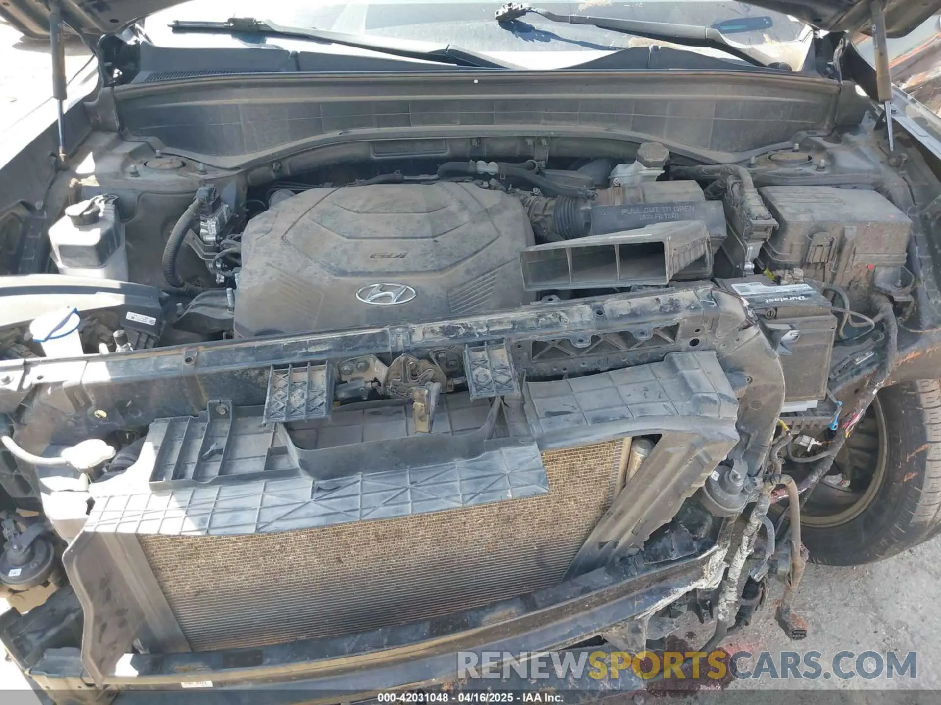 10 Photograph of a damaged car KM8R44HE1NU364832 HYUNDAI PALISADE 2022