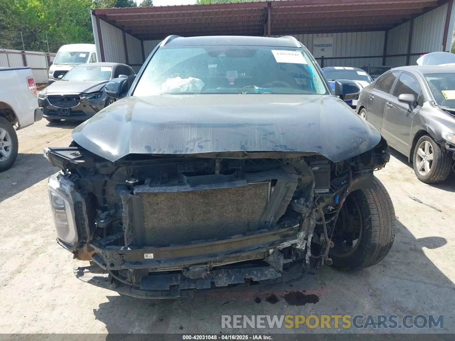 12 Photograph of a damaged car KM8R44HE1NU364832 HYUNDAI PALISADE 2022