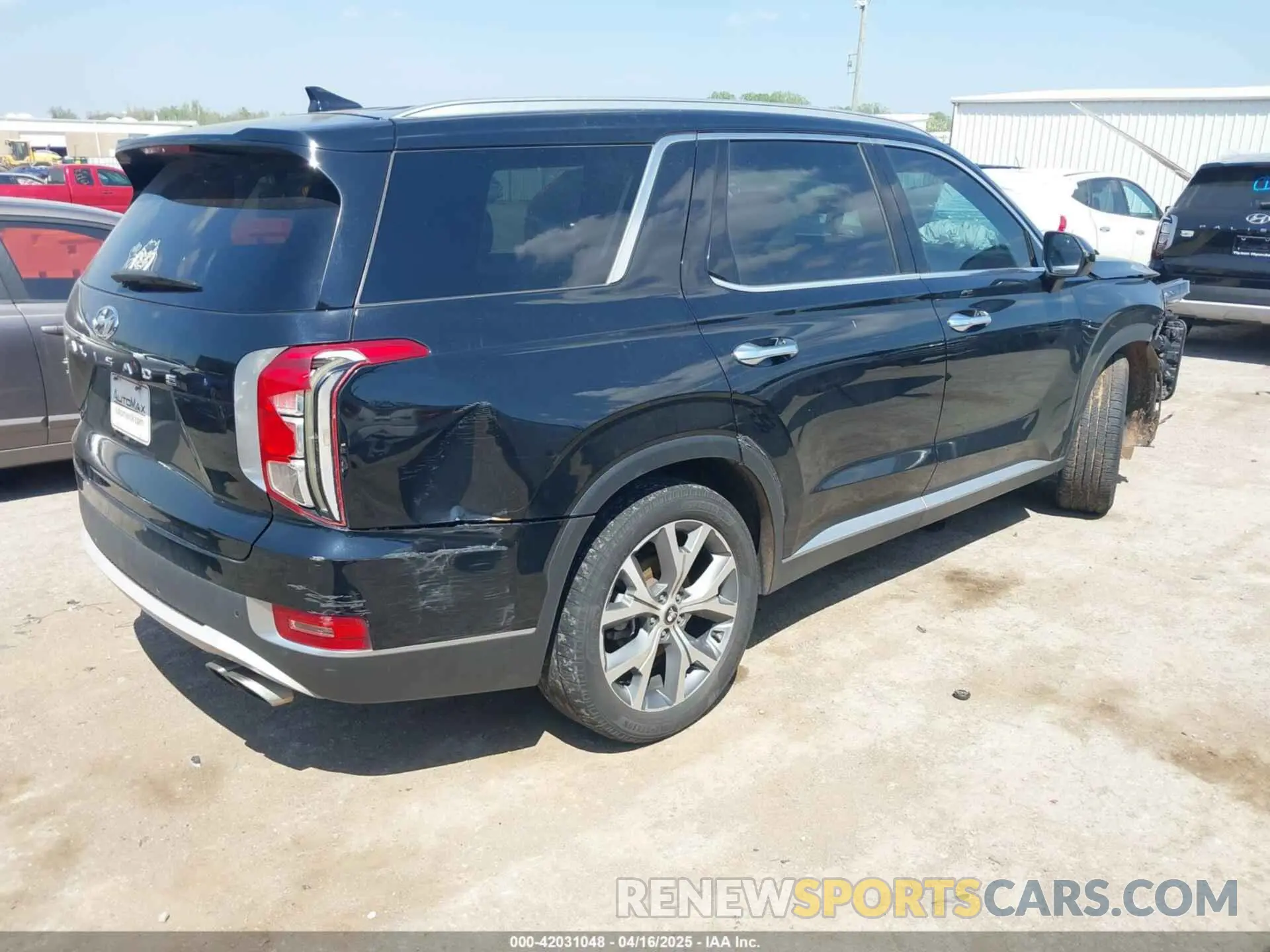 4 Photograph of a damaged car KM8R44HE1NU364832 HYUNDAI PALISADE 2022