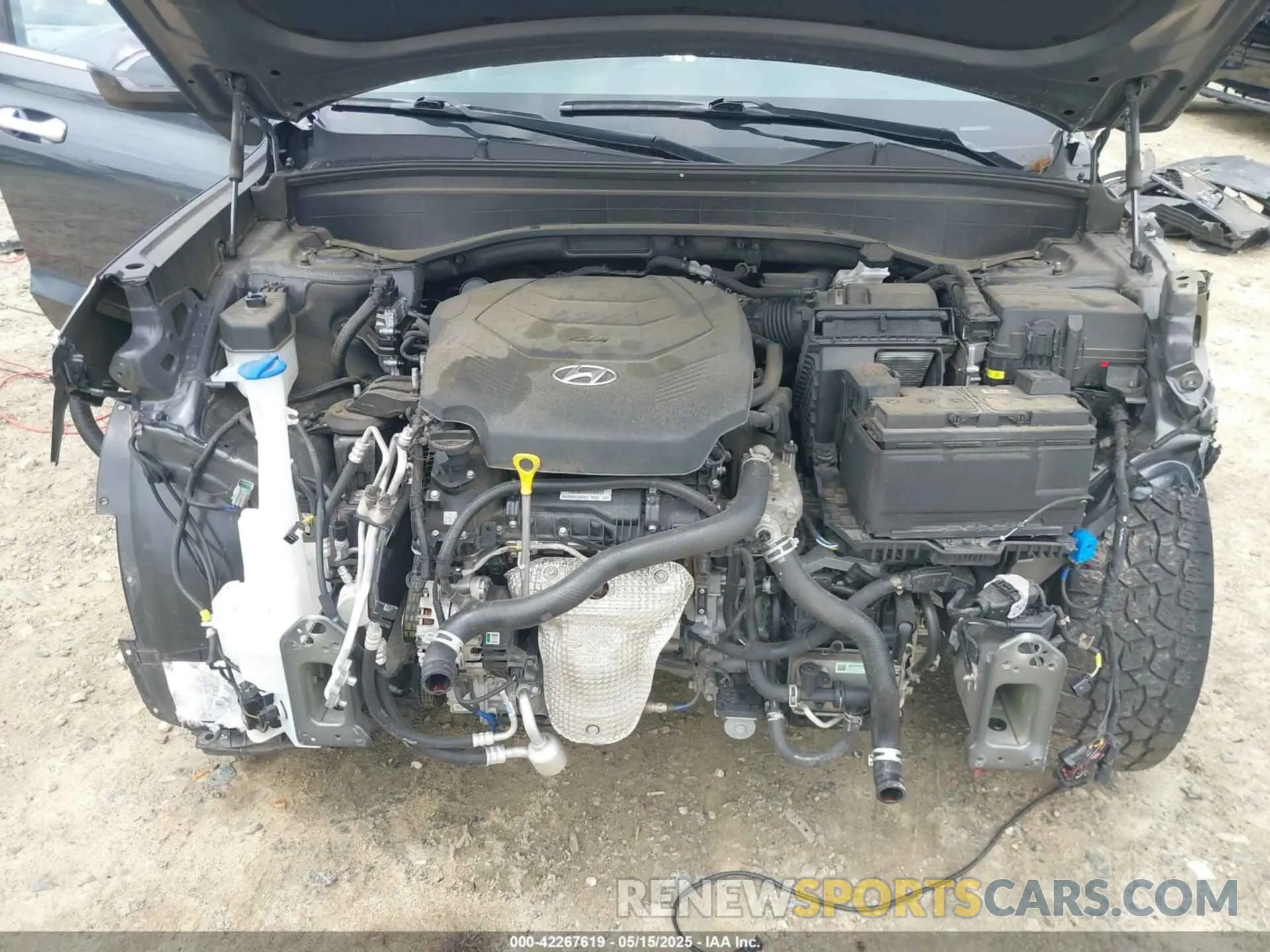 10 Photograph of a damaged car KM8R44HE1NU408585 HYUNDAI PALISADE 2022