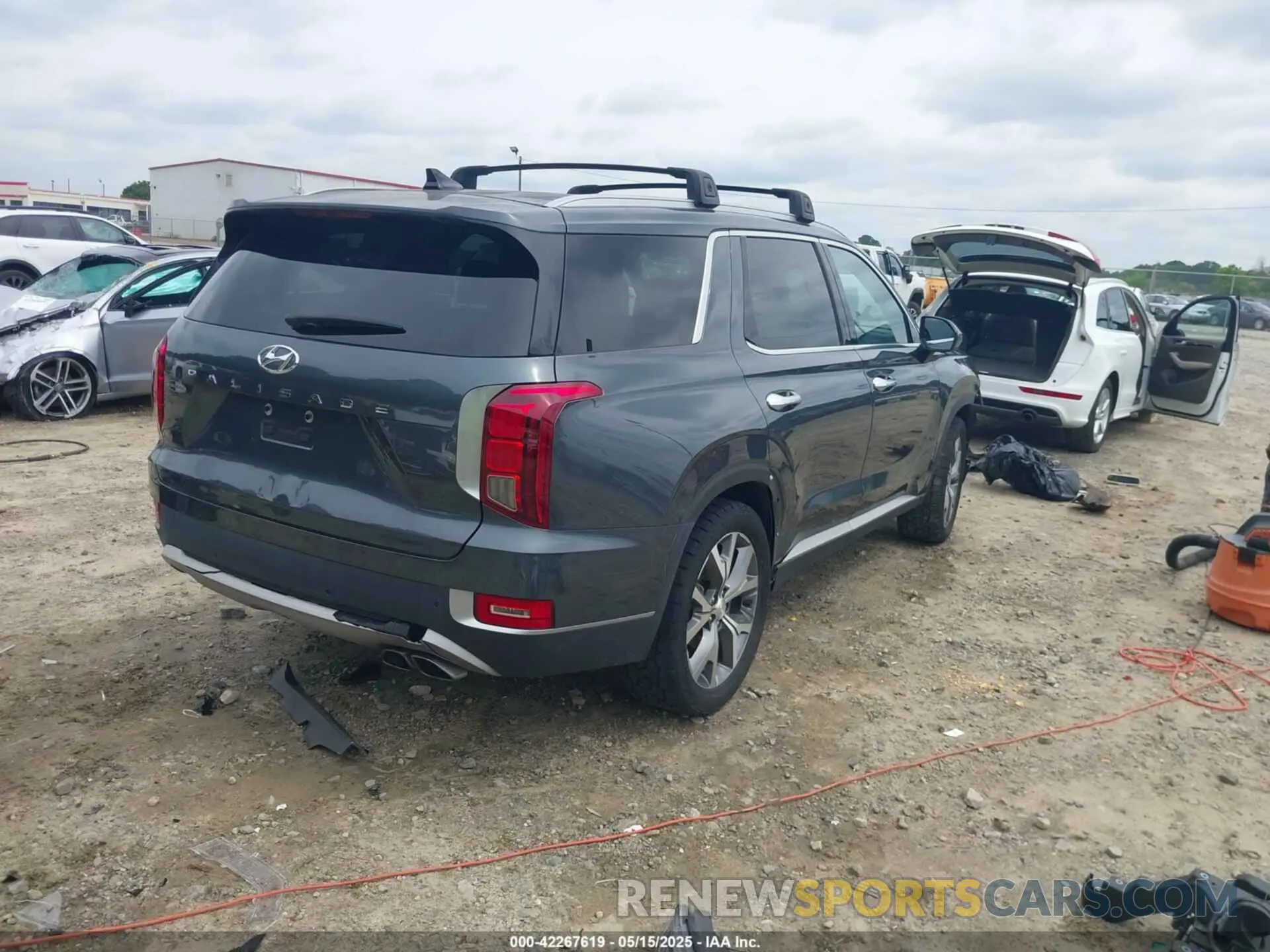 4 Photograph of a damaged car KM8R44HE1NU408585 HYUNDAI PALISADE 2022