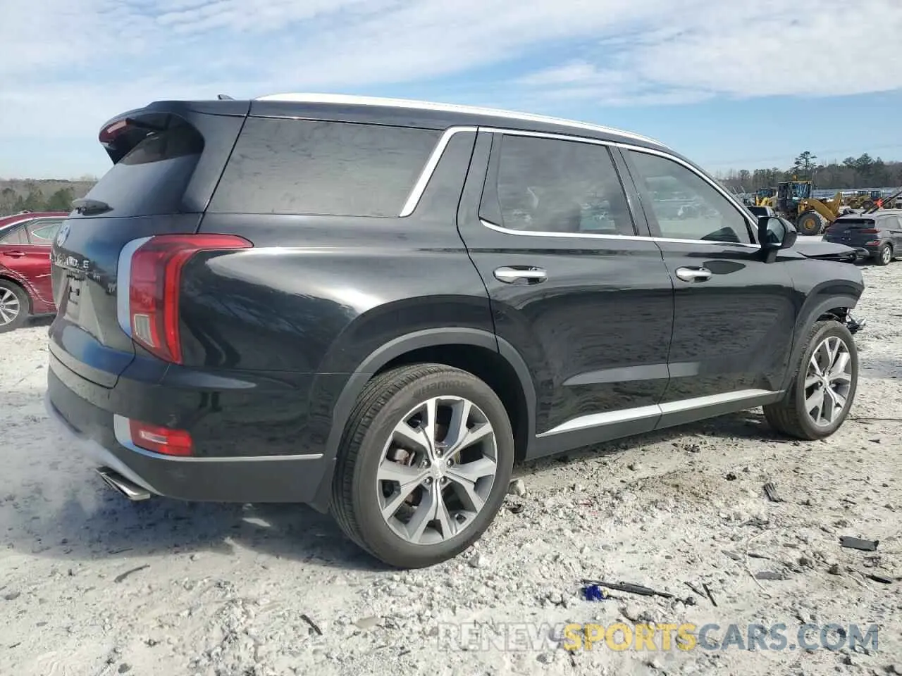 3 Photograph of a damaged car KM8R44HE1NU462923 HYUNDAI PALISADE 2022