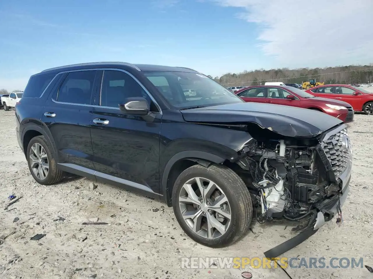 4 Photograph of a damaged car KM8R44HE1NU462923 HYUNDAI PALISADE 2022