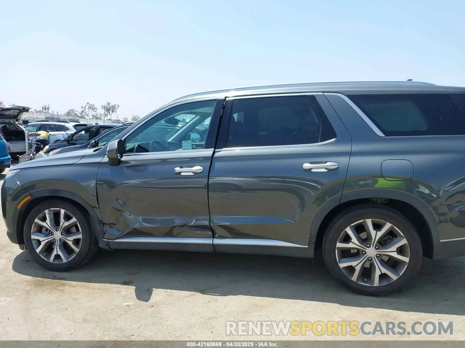 14 Photograph of a damaged car KM8R44HE2NU479312 HYUNDAI PALISADE 2022