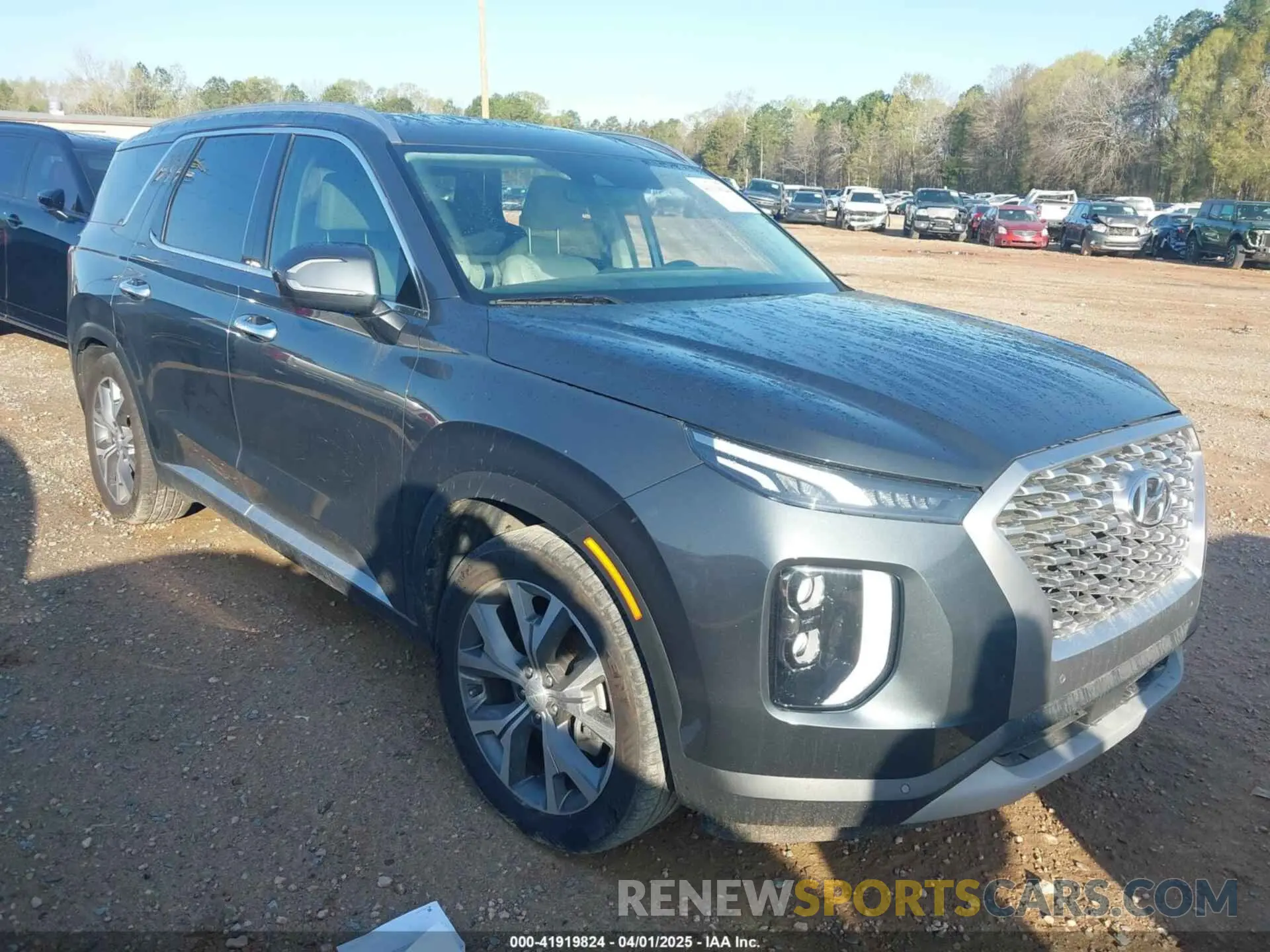 1 Photograph of a damaged car KM8R44HE3NU418521 HYUNDAI PALISADE 2022