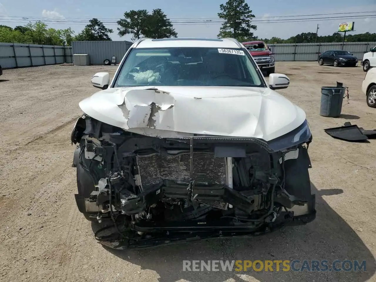 5 Photograph of a damaged car KM8R44HE6NU338369 HYUNDAI PALISADE 2022