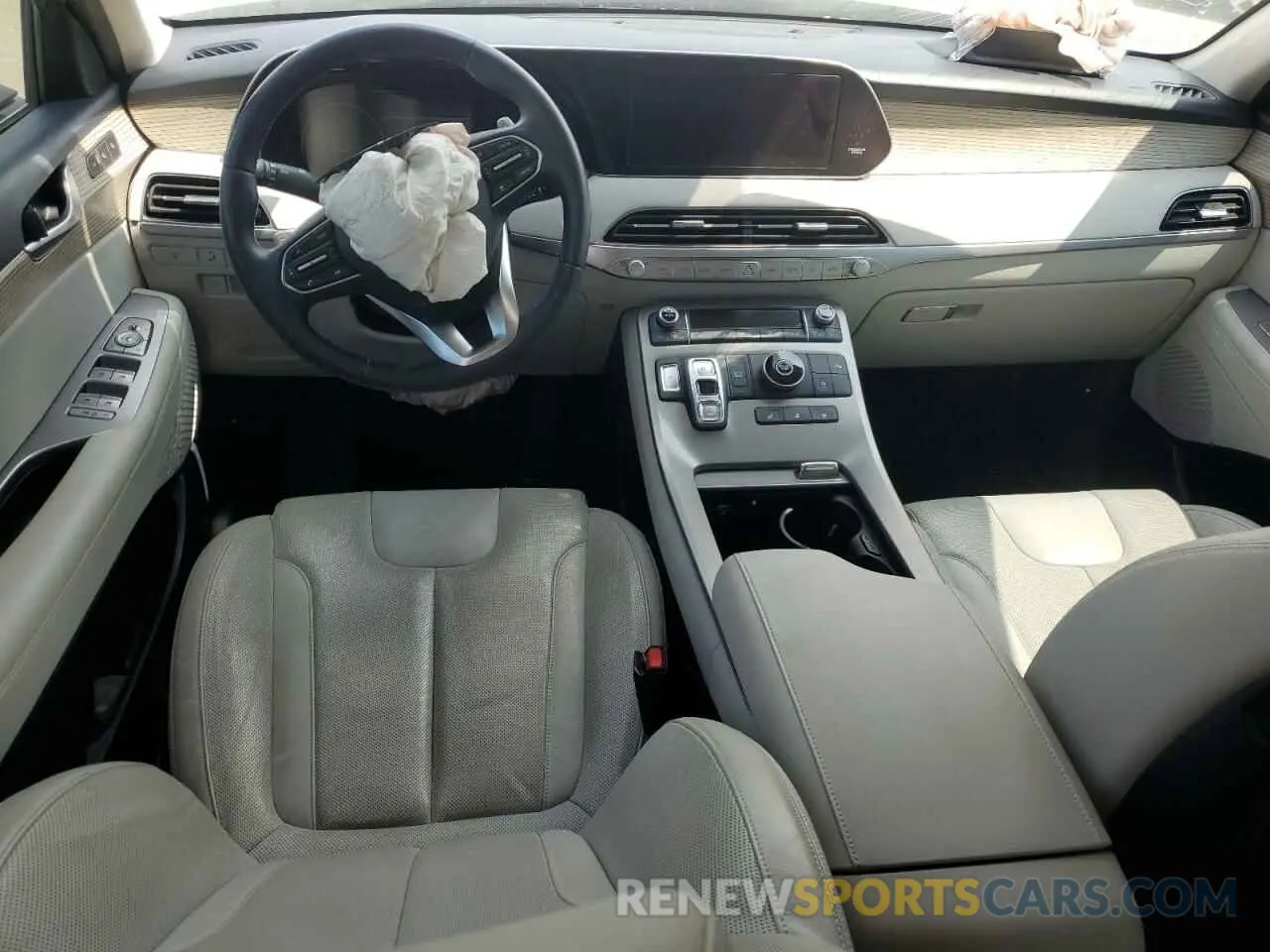 8 Photograph of a damaged car KM8R44HE6NU338369 HYUNDAI PALISADE 2022