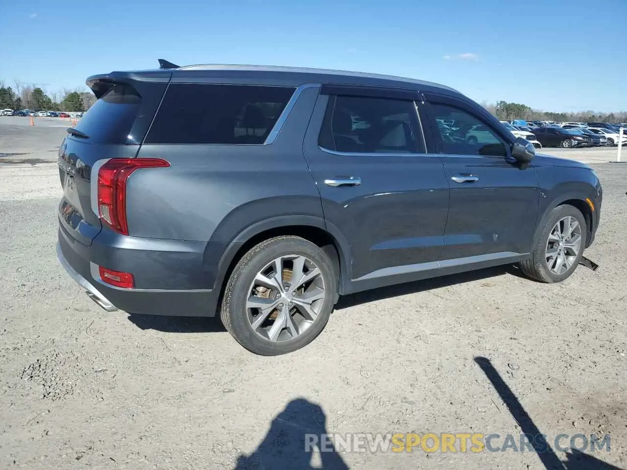 3 Photograph of a damaged car KM8R44HE6NU372862 HYUNDAI PALISADE 2022
