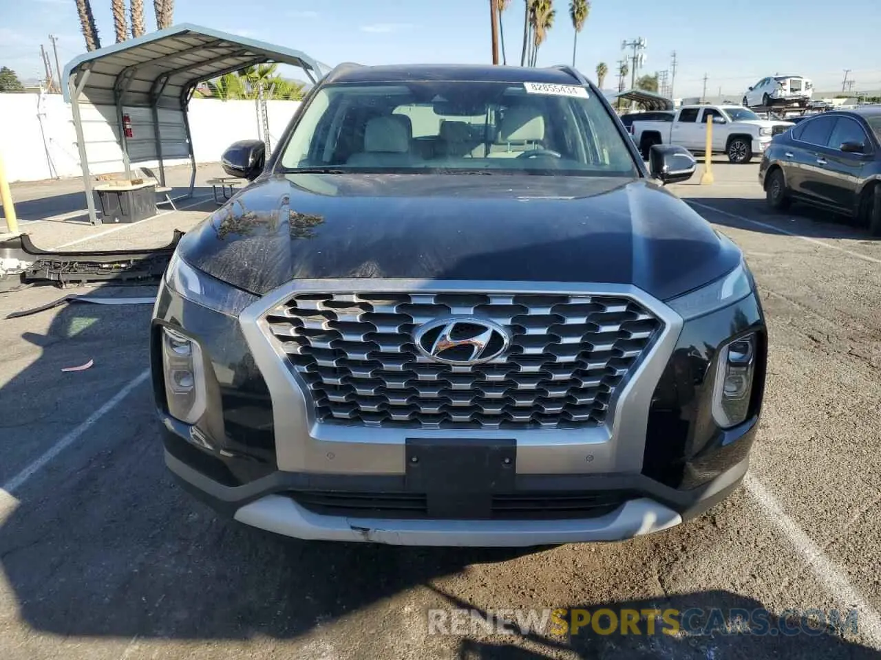5 Photograph of a damaged car KM8R44HE6NU381514 HYUNDAI PALISADE 2022