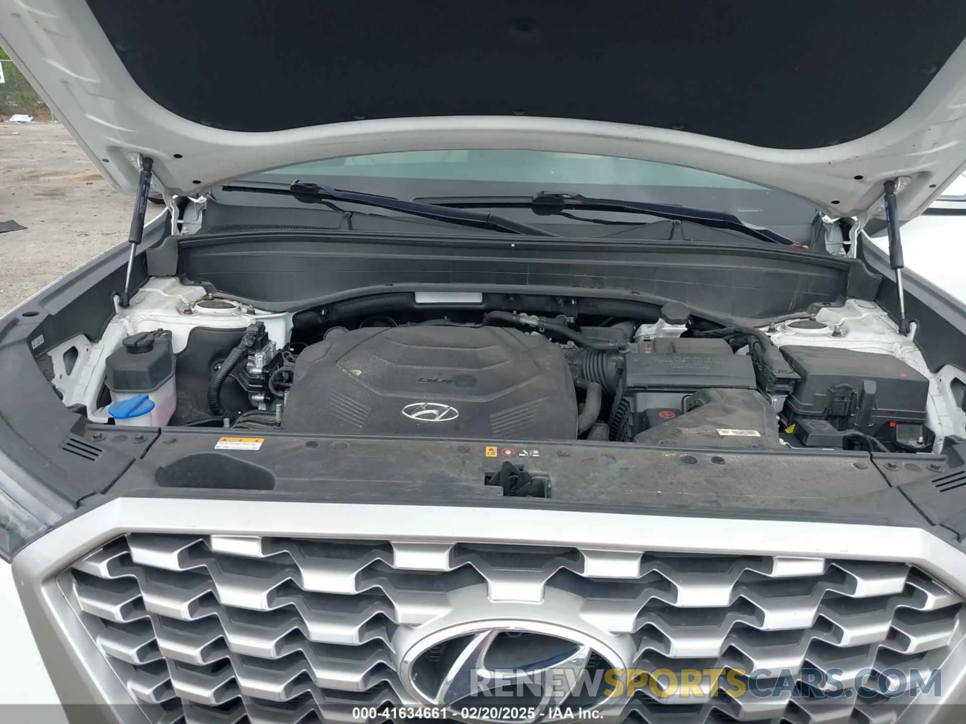 10 Photograph of a damaged car KM8R44HE8NU473904 HYUNDAI PALISADE 2022