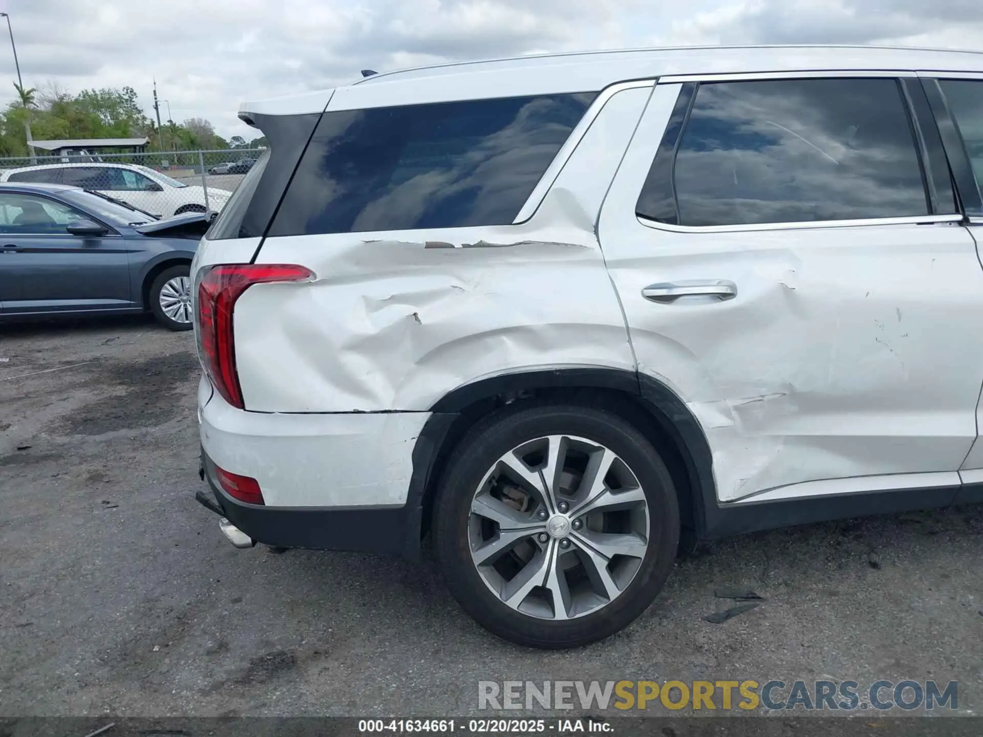 6 Photograph of a damaged car KM8R44HE8NU473904 HYUNDAI PALISADE 2022