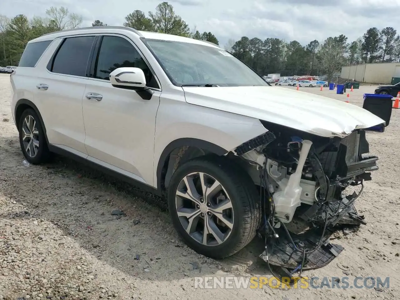 4 Photograph of a damaged car KM8R4DHE0NU340439 HYUNDAI PALISADE 2022