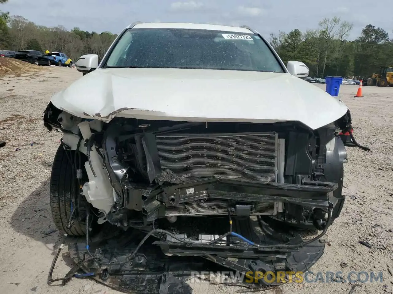 5 Photograph of a damaged car KM8R4DHE0NU340439 HYUNDAI PALISADE 2022