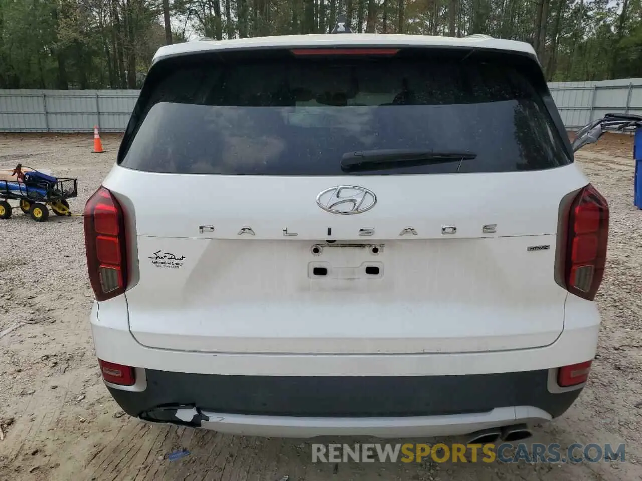 6 Photograph of a damaged car KM8R4DHE0NU340439 HYUNDAI PALISADE 2022