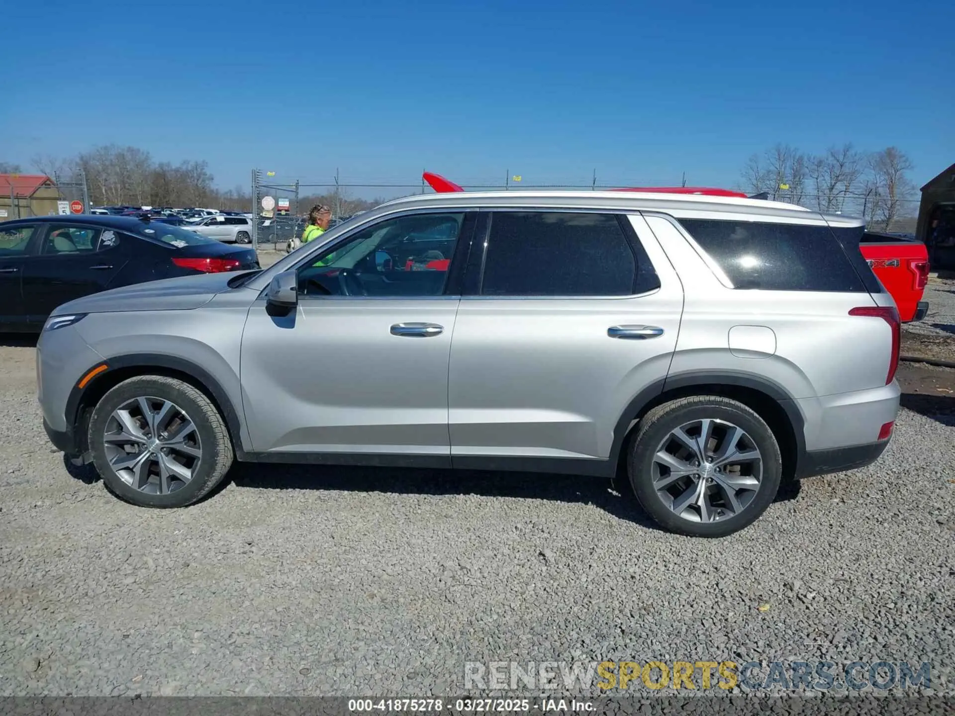 14 Photograph of a damaged car KM8R4DHE1NU340496 HYUNDAI PALISADE 2022