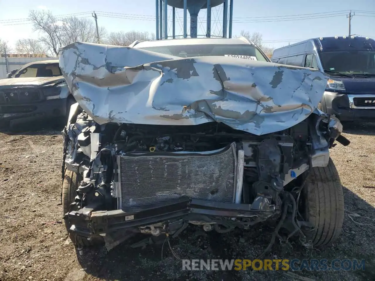 5 Photograph of a damaged car KM8R4DHE1NU347254 HYUNDAI PALISADE 2022