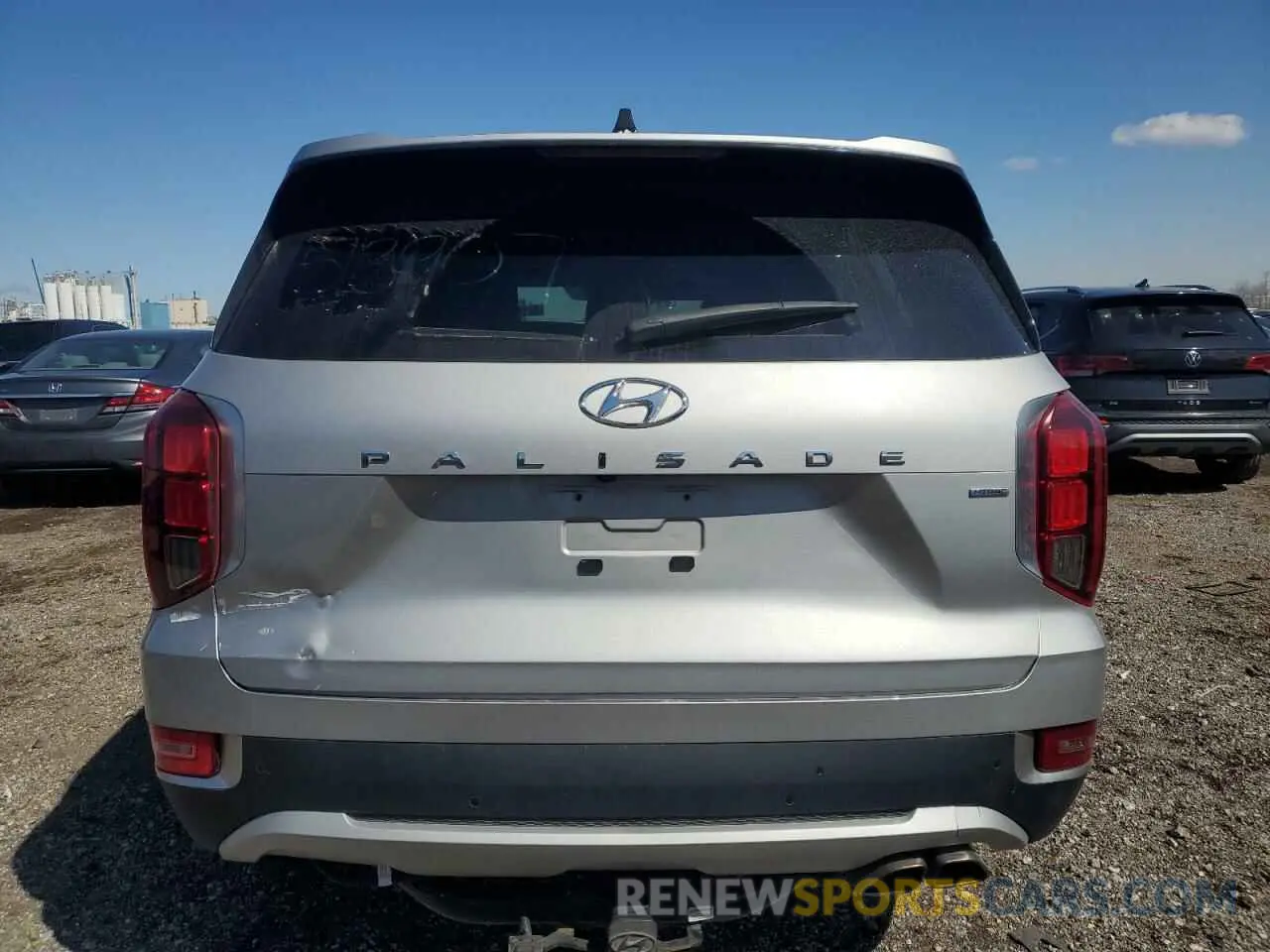 6 Photograph of a damaged car KM8R4DHE1NU347254 HYUNDAI PALISADE 2022