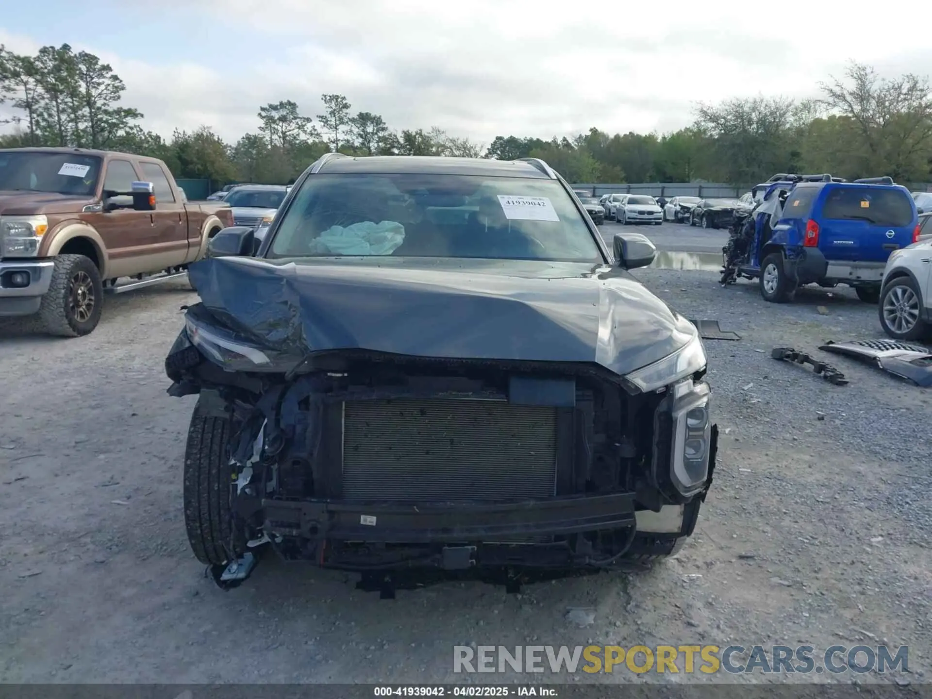 12 Photograph of a damaged car KM8R4DHE1NU418307 HYUNDAI PALISADE 2022