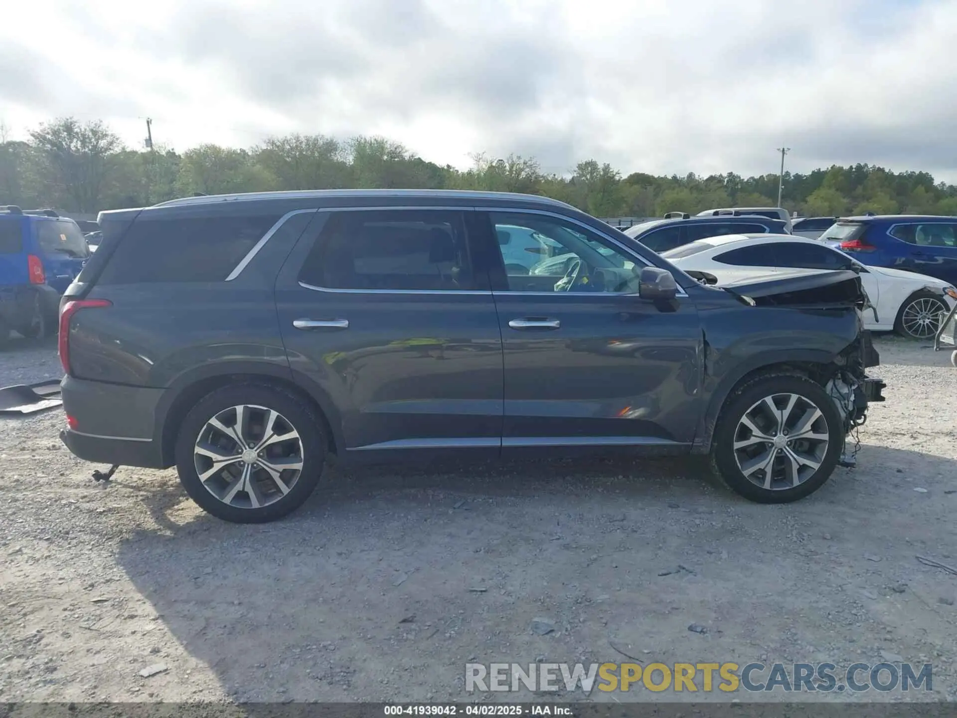 13 Photograph of a damaged car KM8R4DHE1NU418307 HYUNDAI PALISADE 2022