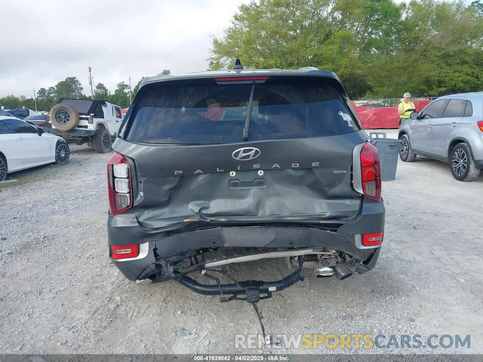 16 Photograph of a damaged car KM8R4DHE1NU418307 HYUNDAI PALISADE 2022