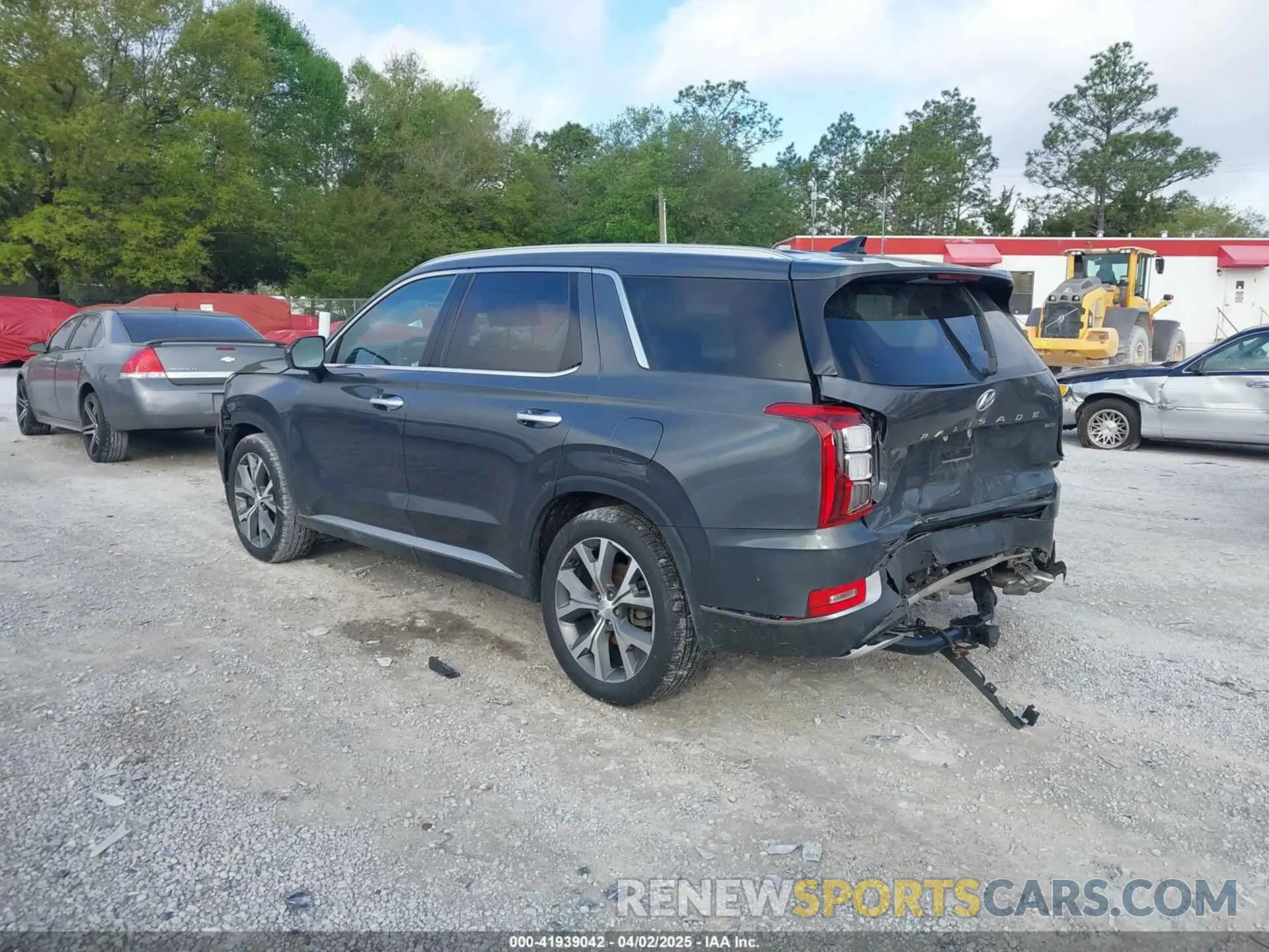 3 Photograph of a damaged car KM8R4DHE1NU418307 HYUNDAI PALISADE 2022