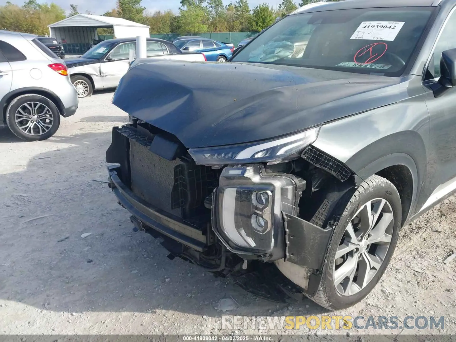 6 Photograph of a damaged car KM8R4DHE1NU418307 HYUNDAI PALISADE 2022