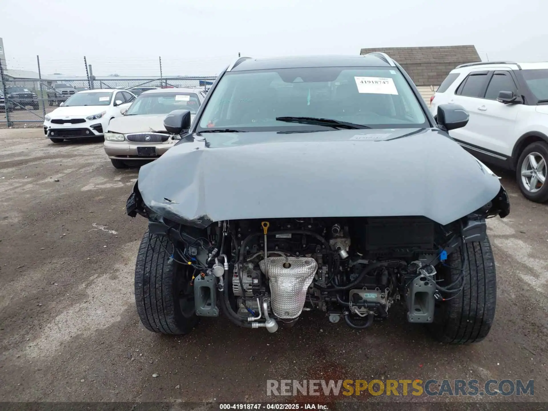 13 Photograph of a damaged car KM8R4DHE2NU460534 HYUNDAI PALISADE 2022