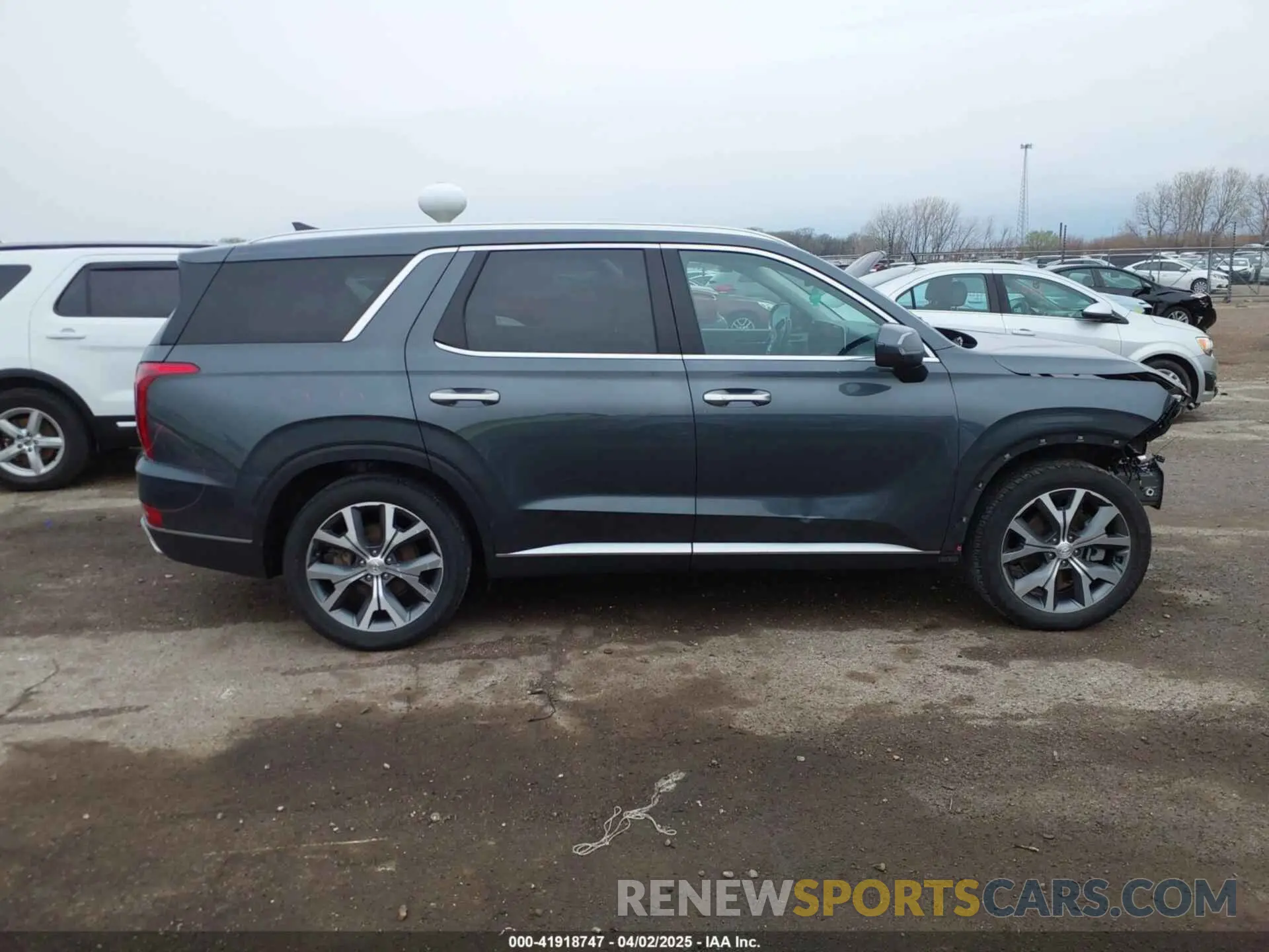 14 Photograph of a damaged car KM8R4DHE2NU460534 HYUNDAI PALISADE 2022