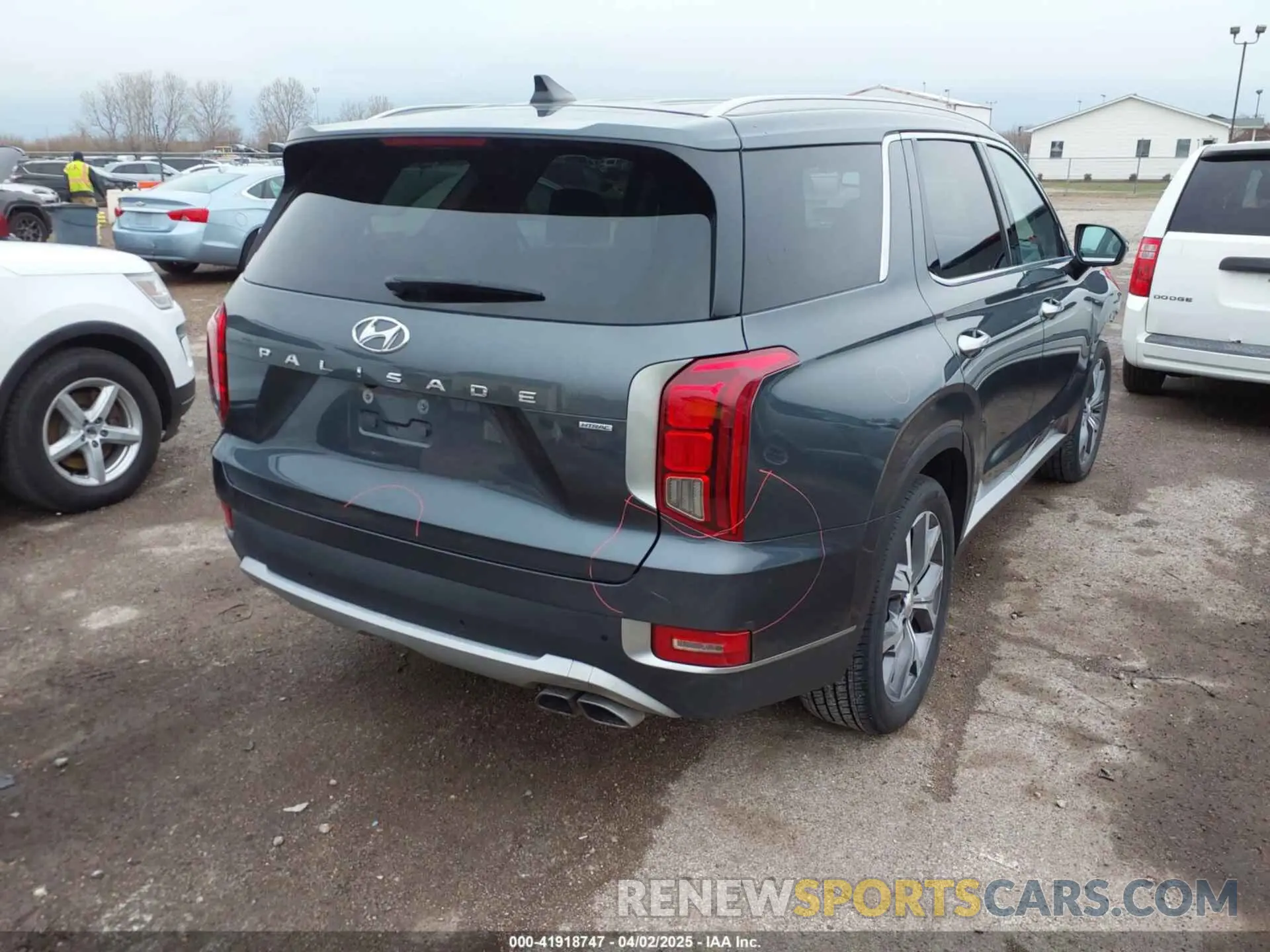 4 Photograph of a damaged car KM8R4DHE2NU460534 HYUNDAI PALISADE 2022