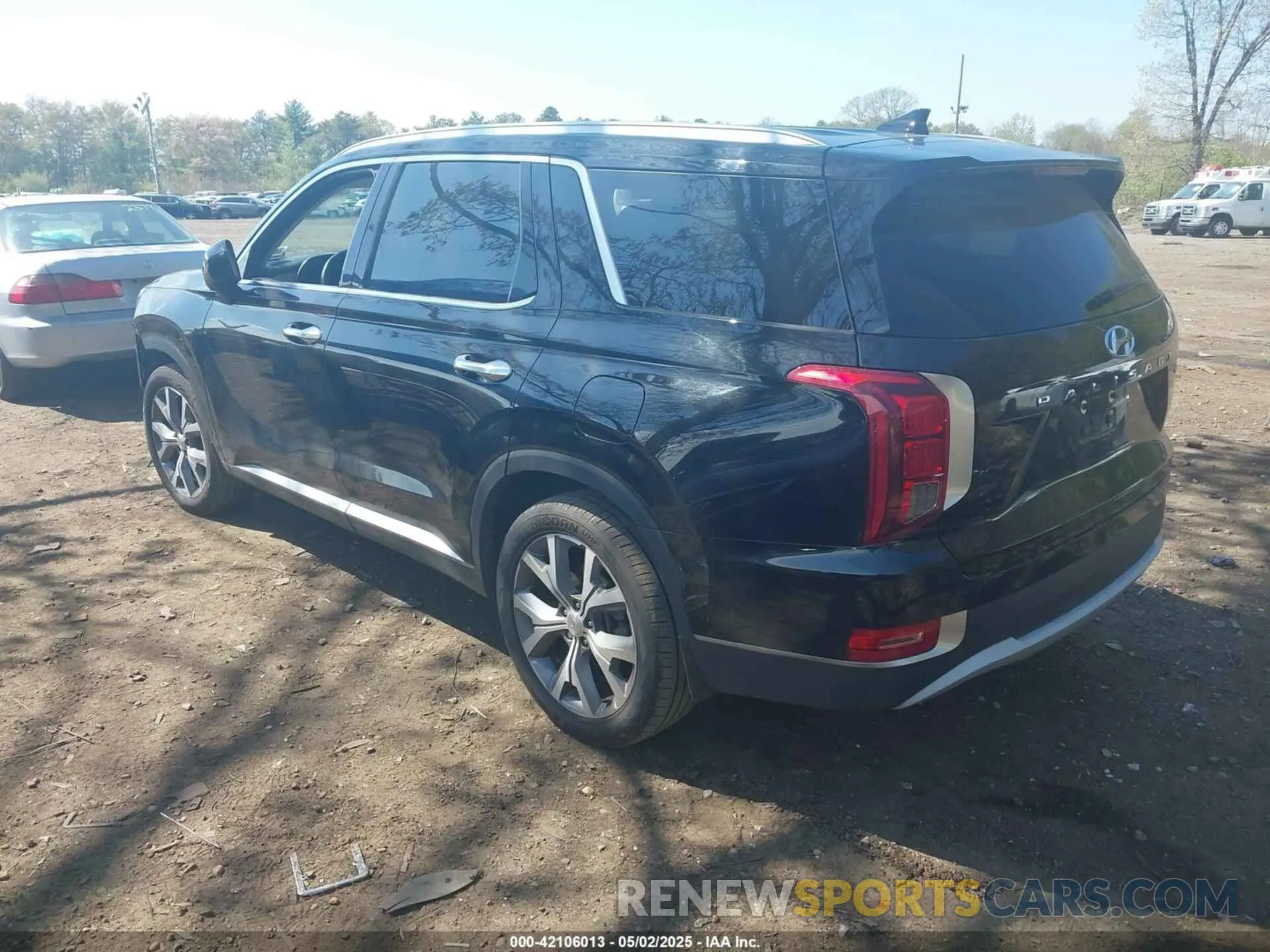 3 Photograph of a damaged car KM8R4DHE3NU365206 HYUNDAI PALISADE 2022