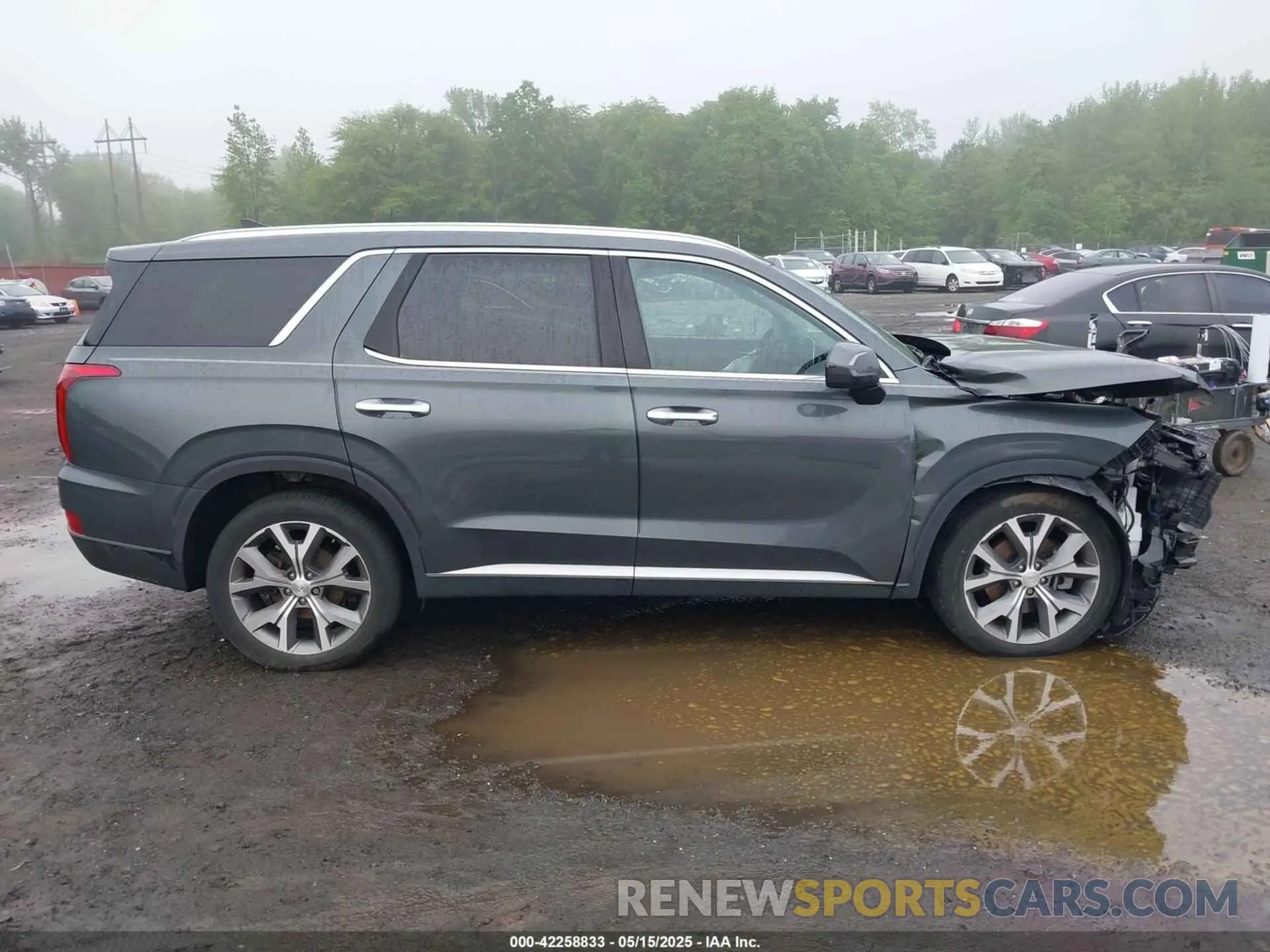 13 Photograph of a damaged car KM8R4DHE3NU377999 HYUNDAI PALISADE 2022