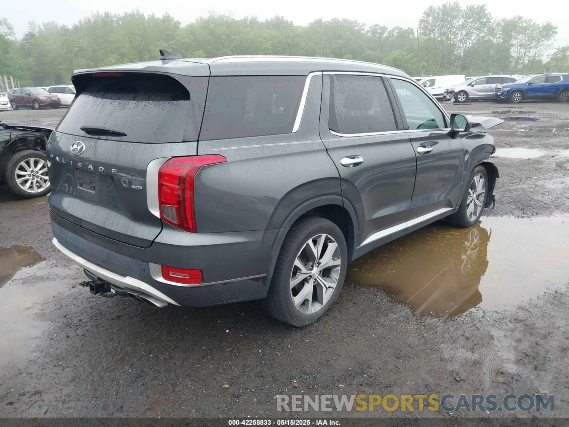 4 Photograph of a damaged car KM8R4DHE3NU377999 HYUNDAI PALISADE 2022