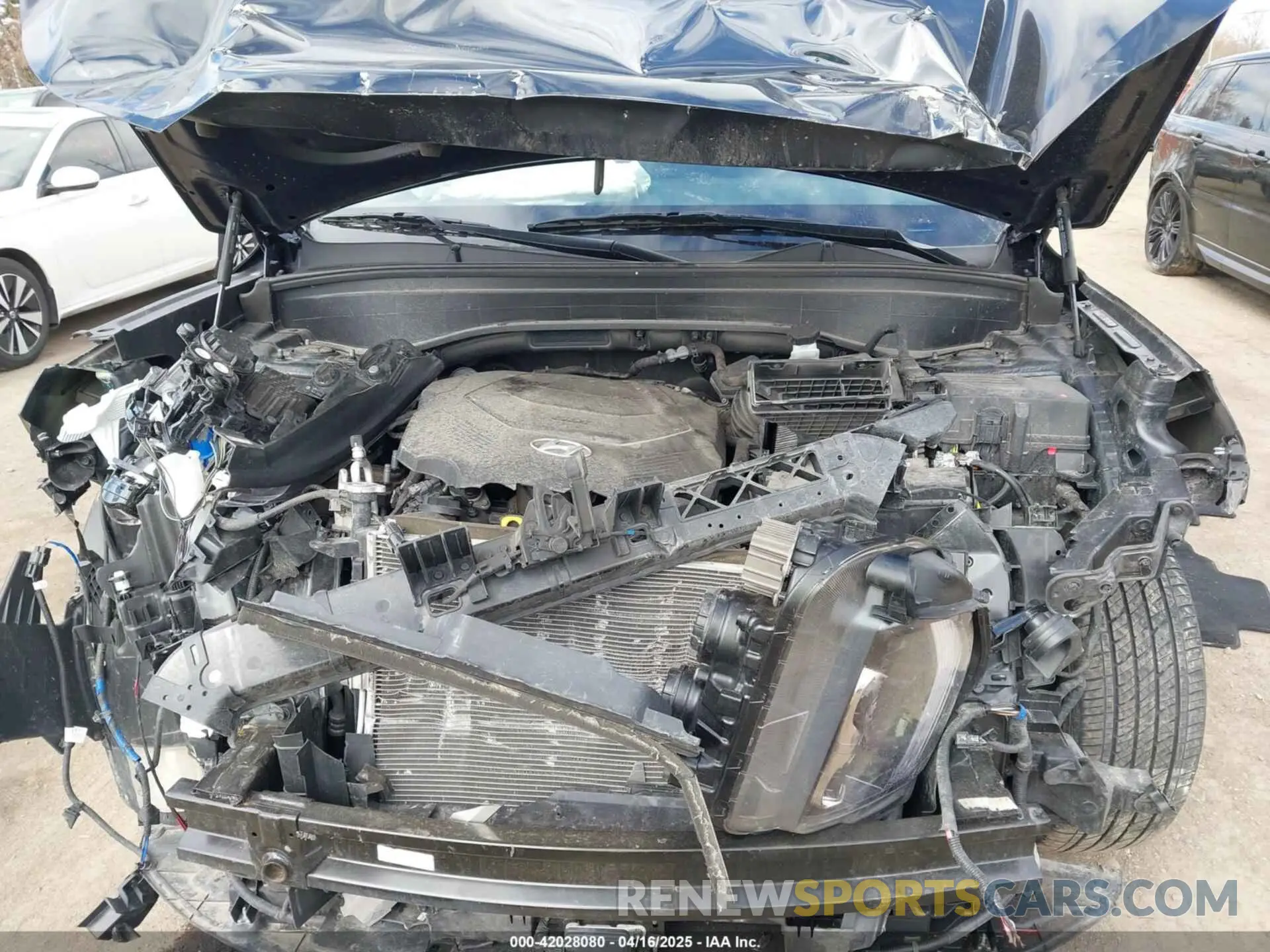 10 Photograph of a damaged car KM8R4DHE3NU457853 HYUNDAI PALISADE 2022