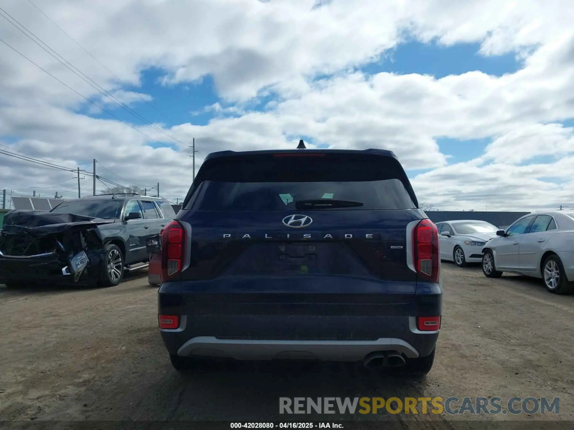 16 Photograph of a damaged car KM8R4DHE3NU457853 HYUNDAI PALISADE 2022