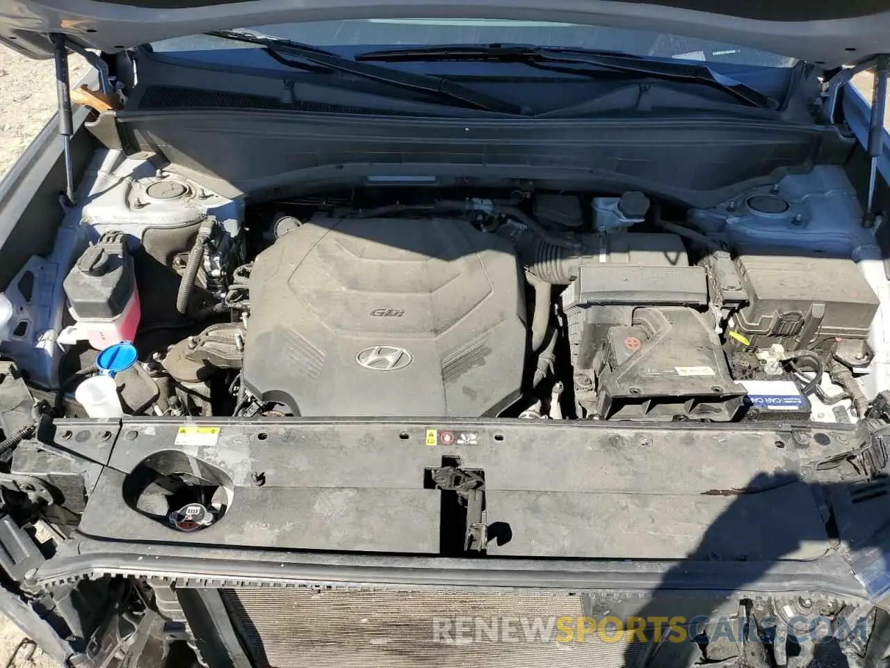 14 Photograph of a damaged car KM8R4DHE4NU423436 HYUNDAI PALISADE 2022