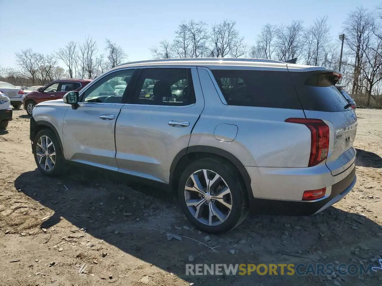 2 Photograph of a damaged car KM8R4DHE4NU423436 HYUNDAI PALISADE 2022