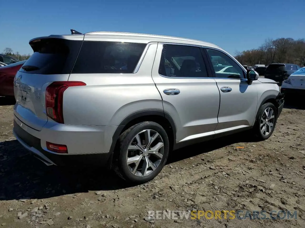 3 Photograph of a damaged car KM8R4DHE4NU423436 HYUNDAI PALISADE 2022