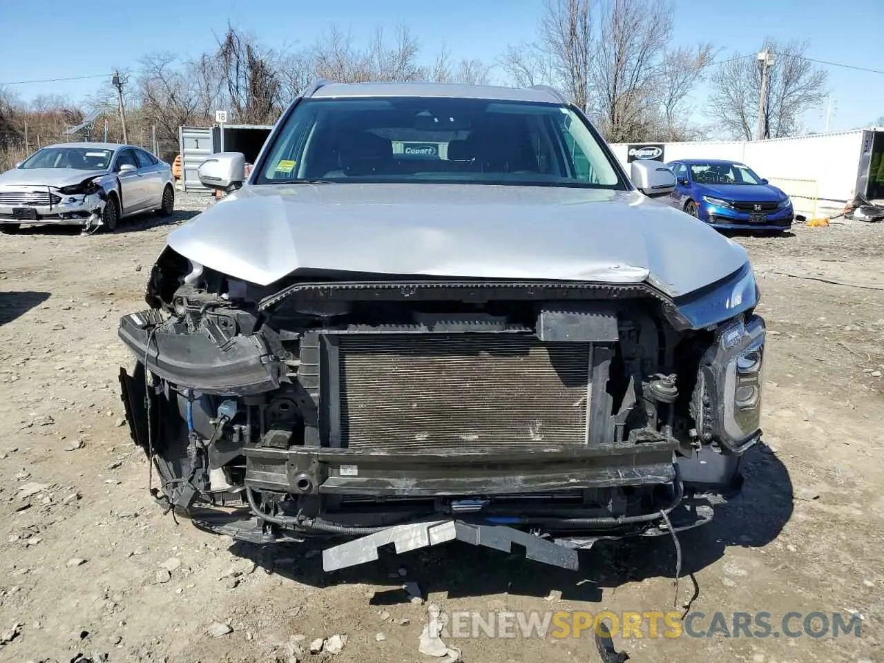 5 Photograph of a damaged car KM8R4DHE4NU423436 HYUNDAI PALISADE 2022