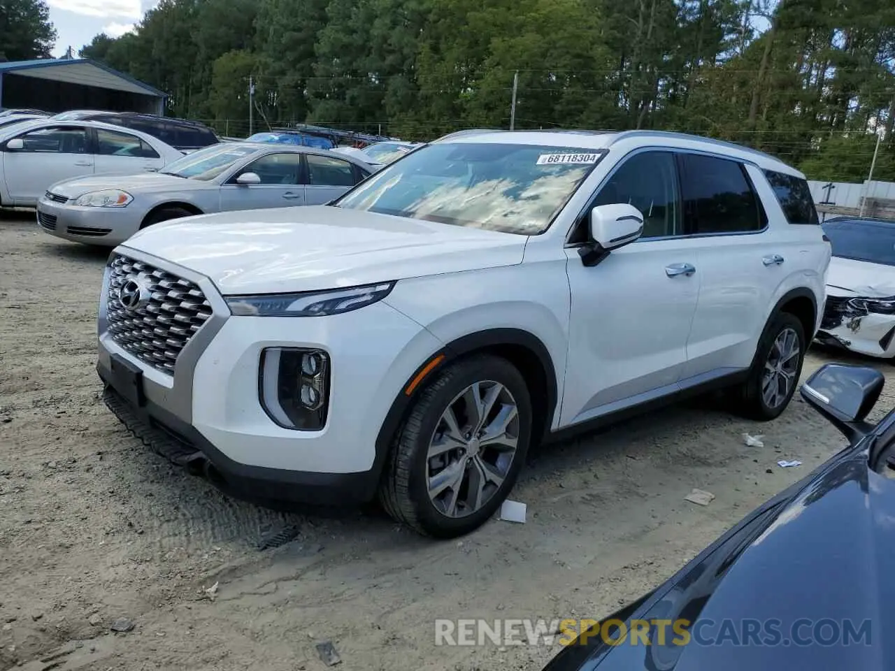 1 Photograph of a damaged car KM8R4DHE5NU399762 HYUNDAI PALISADE 2022