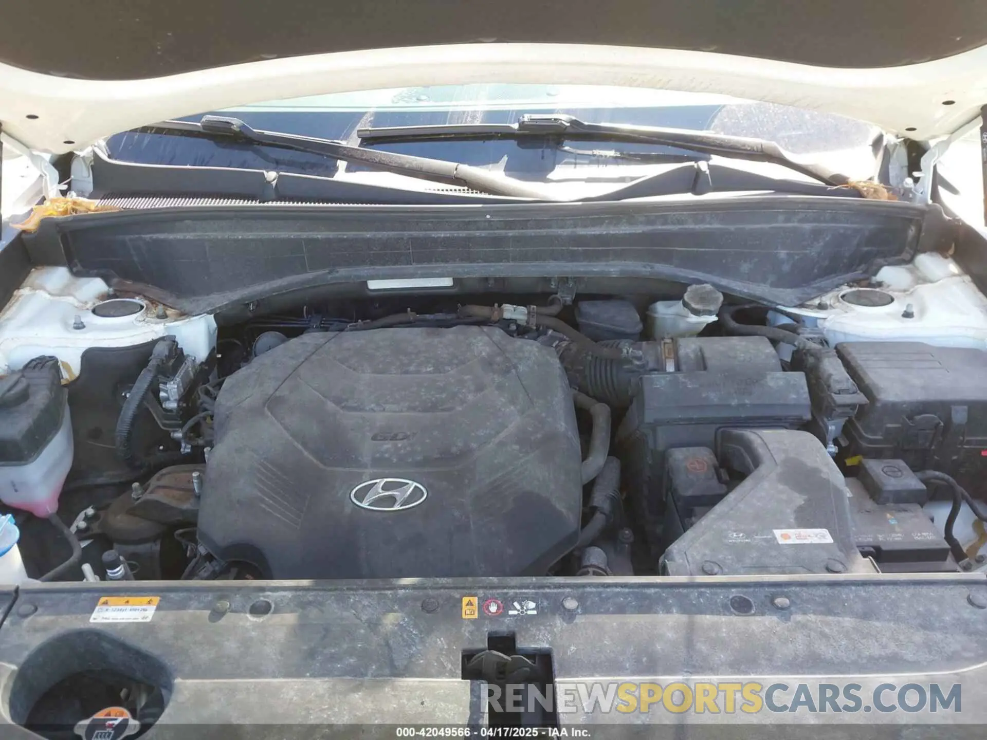 10 Photograph of a damaged car KM8R4DHE6NU426760 HYUNDAI PALISADE 2022