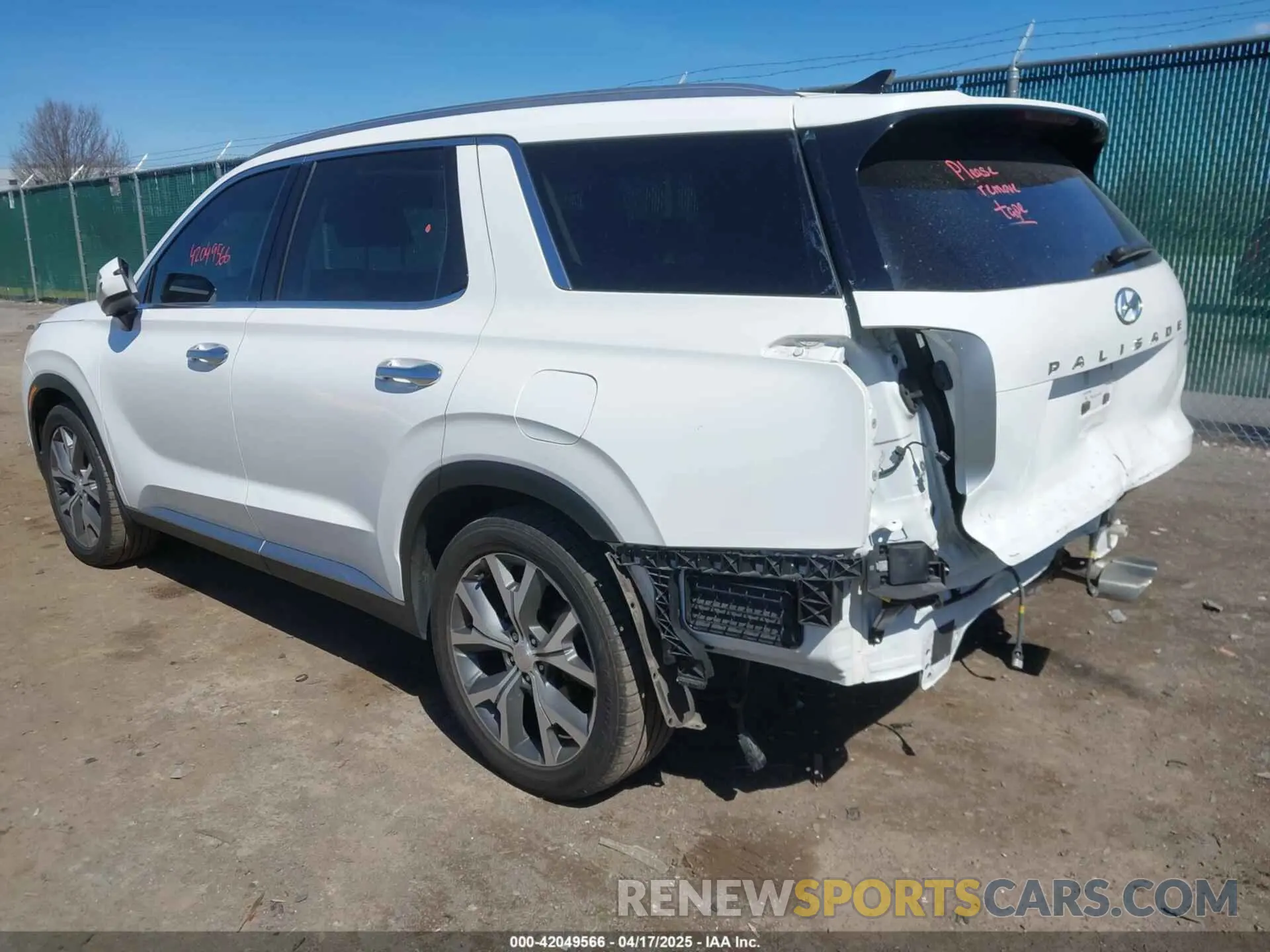 3 Photograph of a damaged car KM8R4DHE6NU426760 HYUNDAI PALISADE 2022
