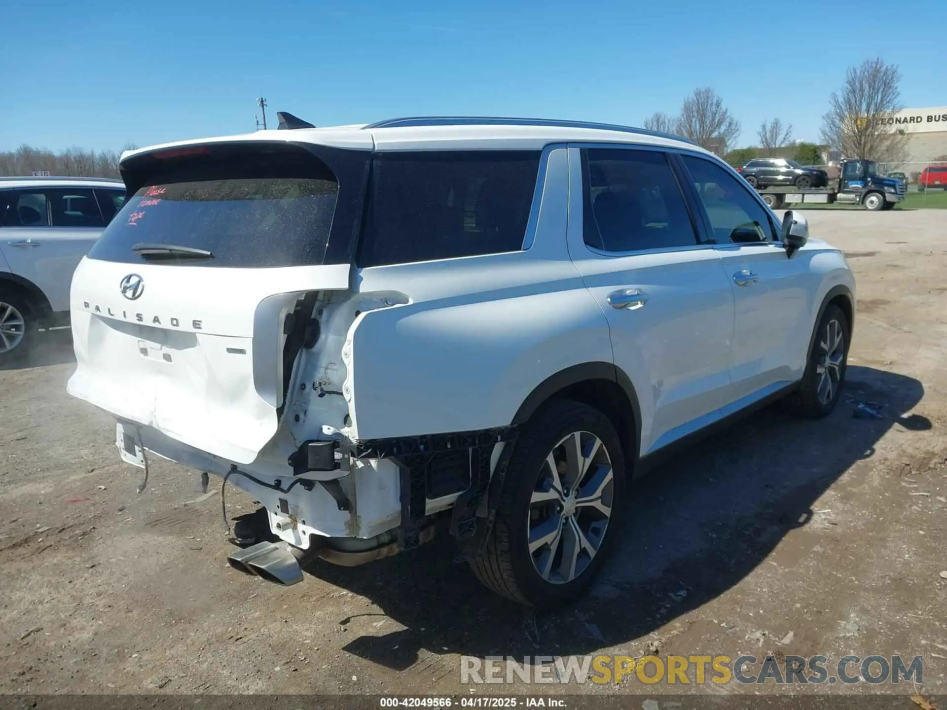 4 Photograph of a damaged car KM8R4DHE6NU426760 HYUNDAI PALISADE 2022