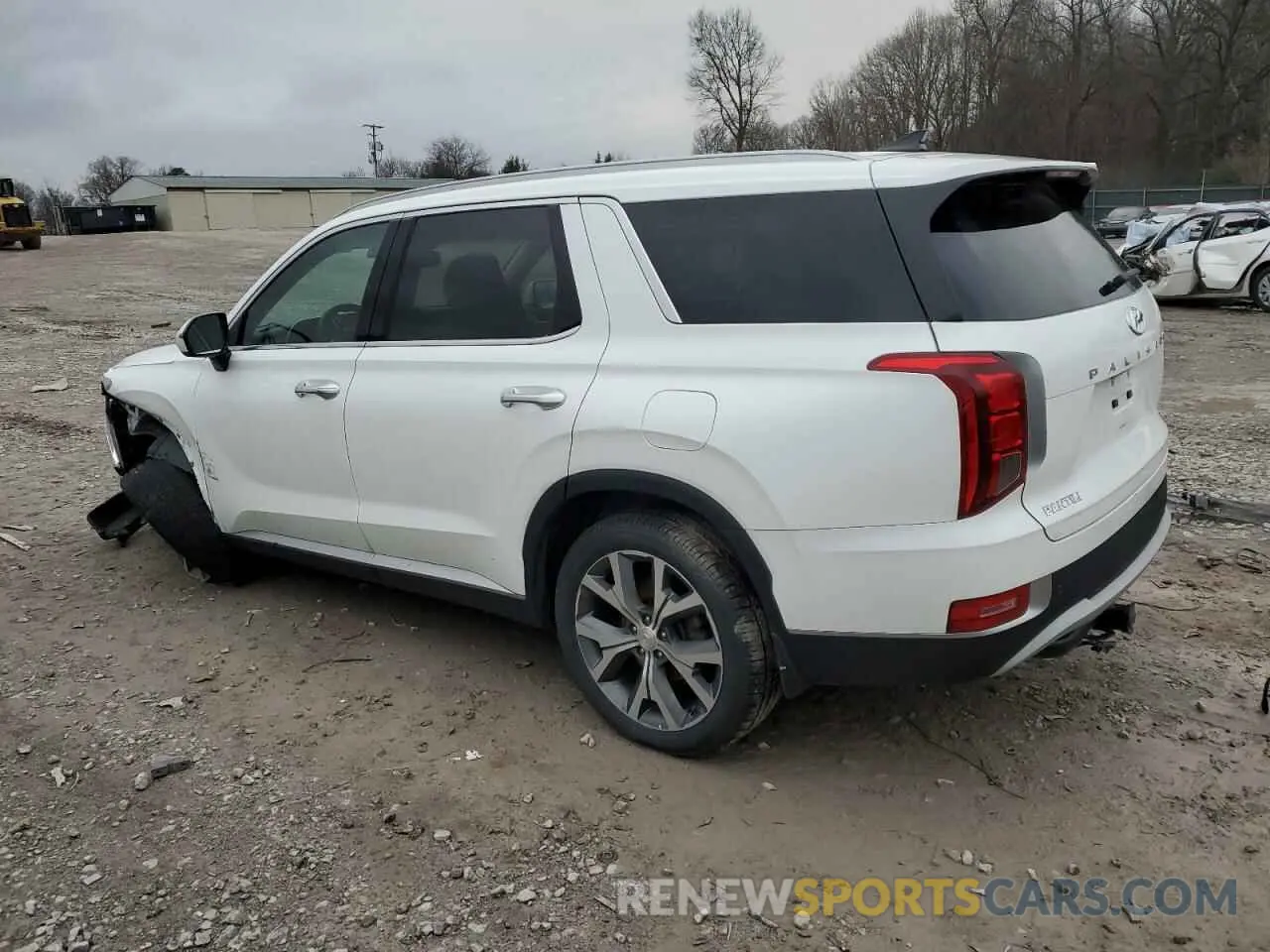 2 Photograph of a damaged car KM8R4DHE7NU342866 HYUNDAI PALISADE 2022