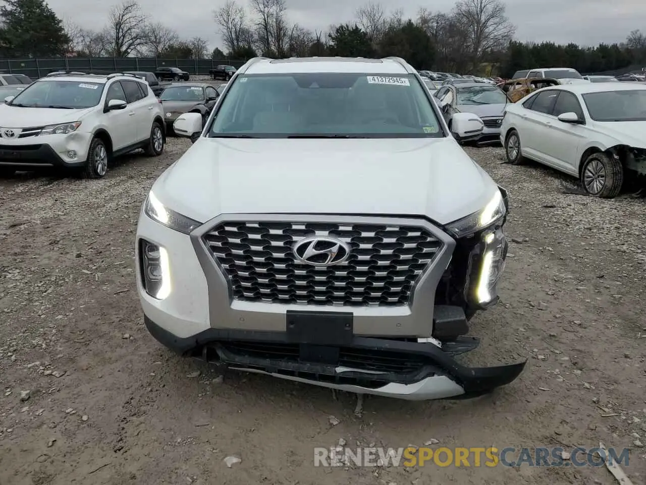 5 Photograph of a damaged car KM8R4DHE7NU342866 HYUNDAI PALISADE 2022