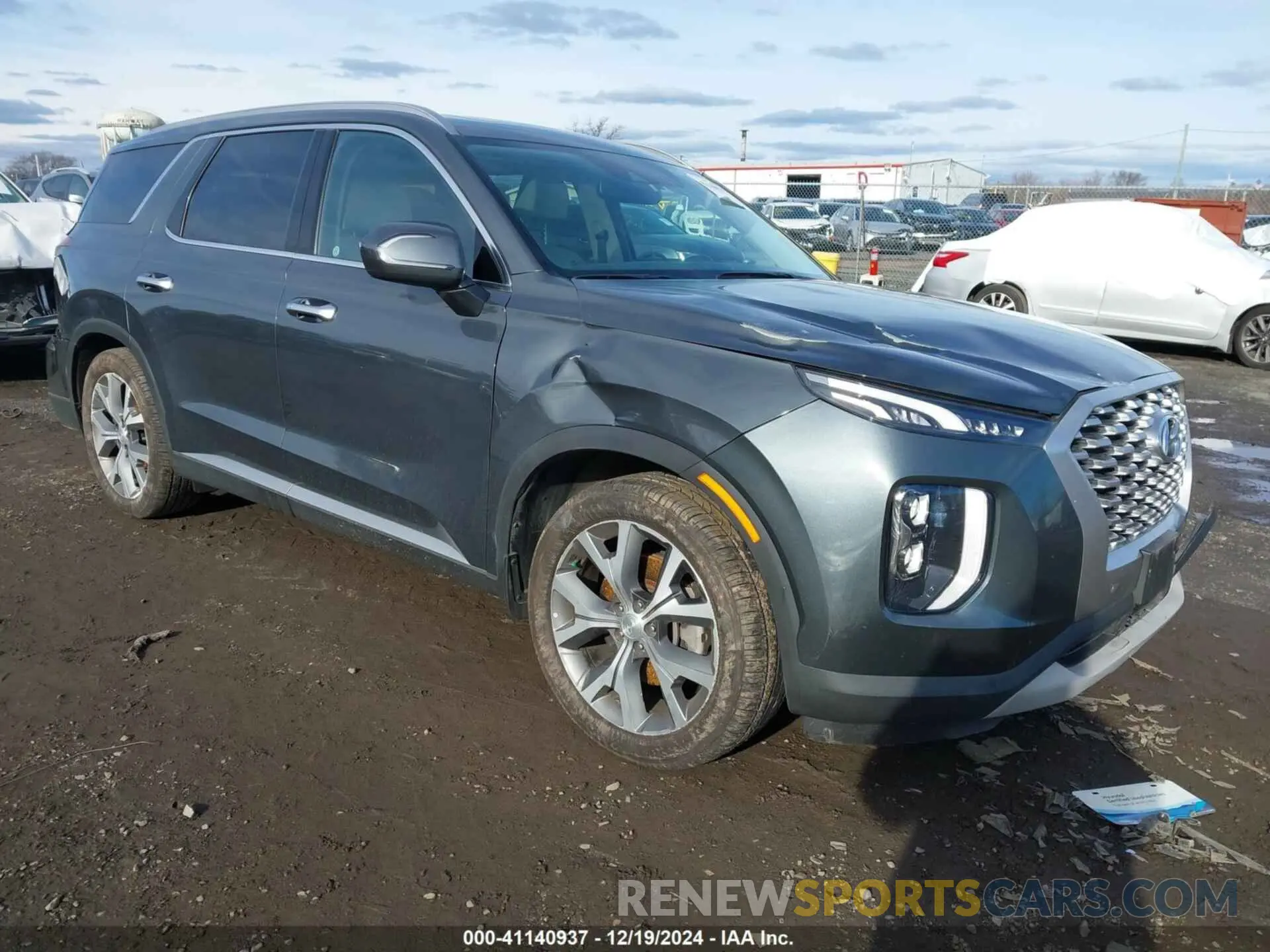 1 Photograph of a damaged car KM8R4DHE7NU481346 HYUNDAI PALISADE 2022