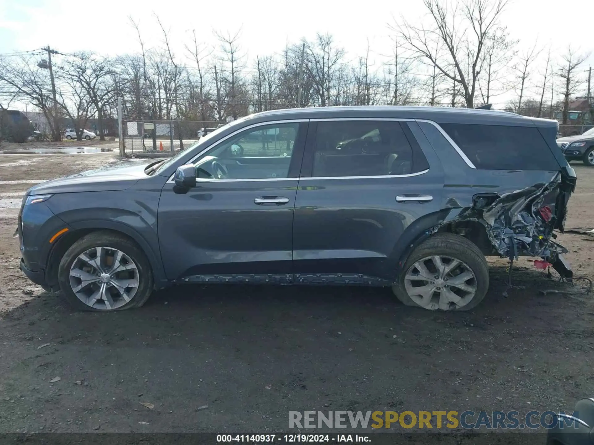 14 Photograph of a damaged car KM8R4DHE7NU481346 HYUNDAI PALISADE 2022