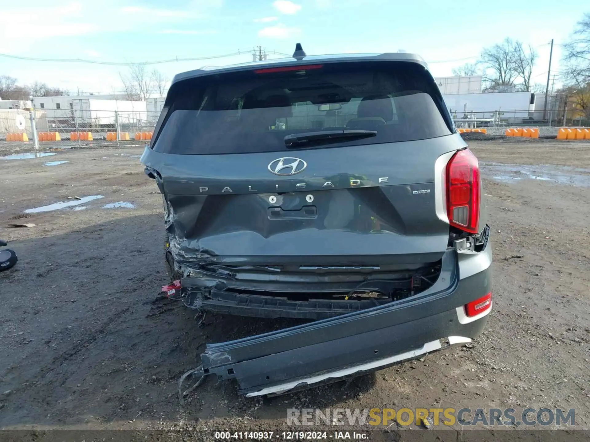 16 Photograph of a damaged car KM8R4DHE7NU481346 HYUNDAI PALISADE 2022