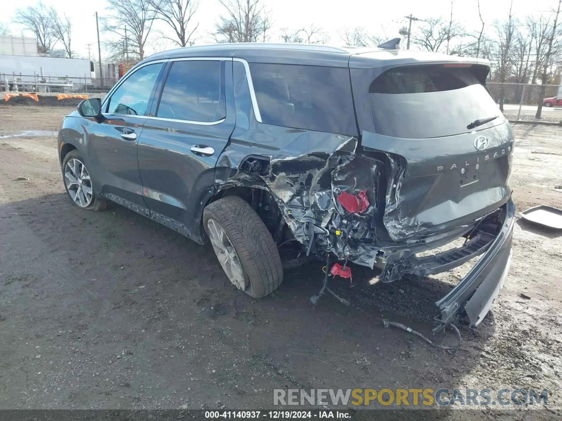 3 Photograph of a damaged car KM8R4DHE7NU481346 HYUNDAI PALISADE 2022